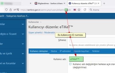 Xenforo id benzersiz kimlik numarası nedir ne işe yarar ?