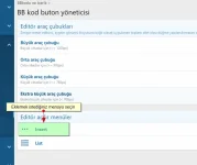 XenForo 2 1 Editör buton yöneticisi özellikleri kullanımı - açılır menü.webp